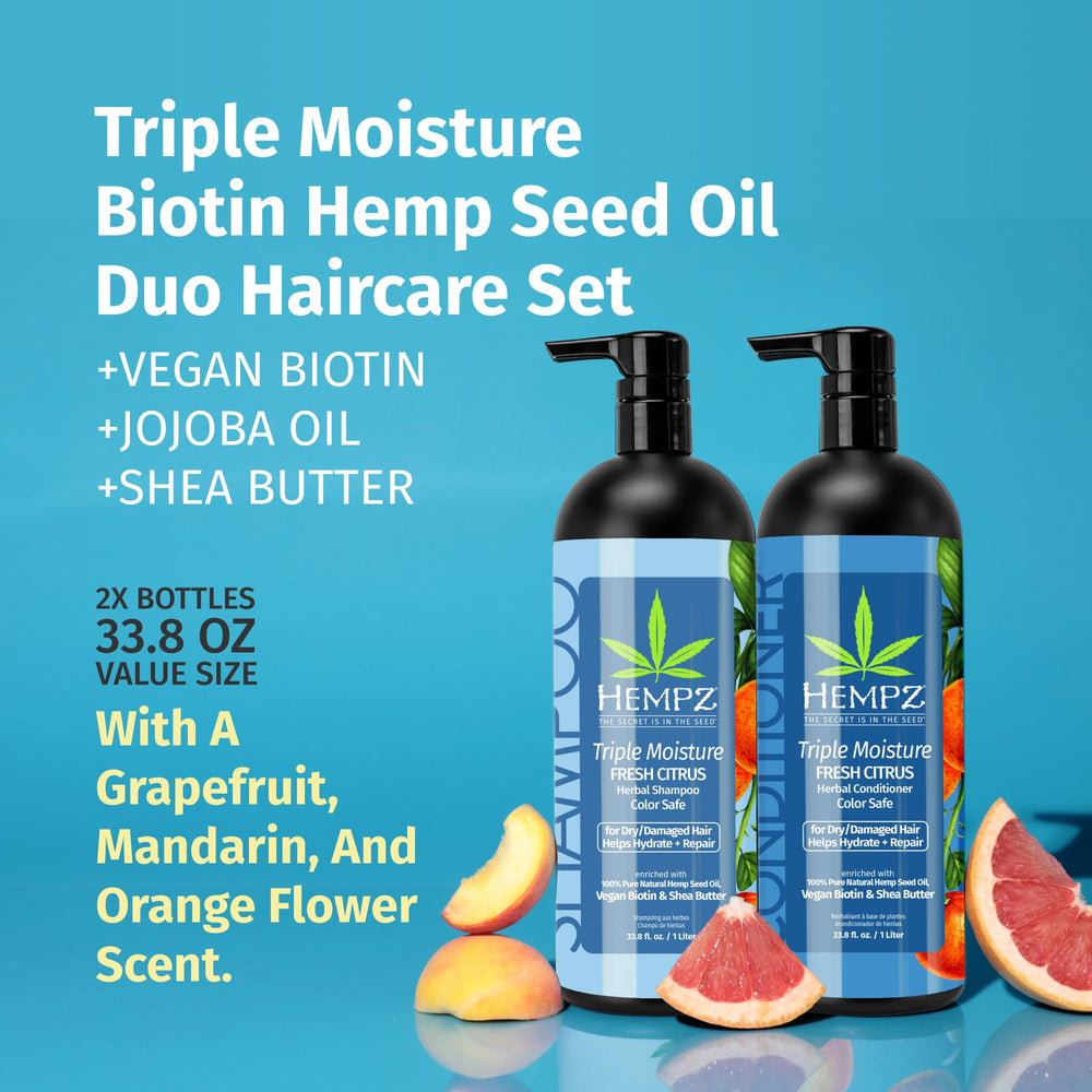 Hempz shampoo pump dispensing lather for gentle cleansing and hydration benefit