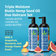 Hempz shampoo pump dispensing lather for gentle cleansing and hydration benefit