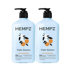 Hempz front packaging showing two 17 fl oz jars and value savings