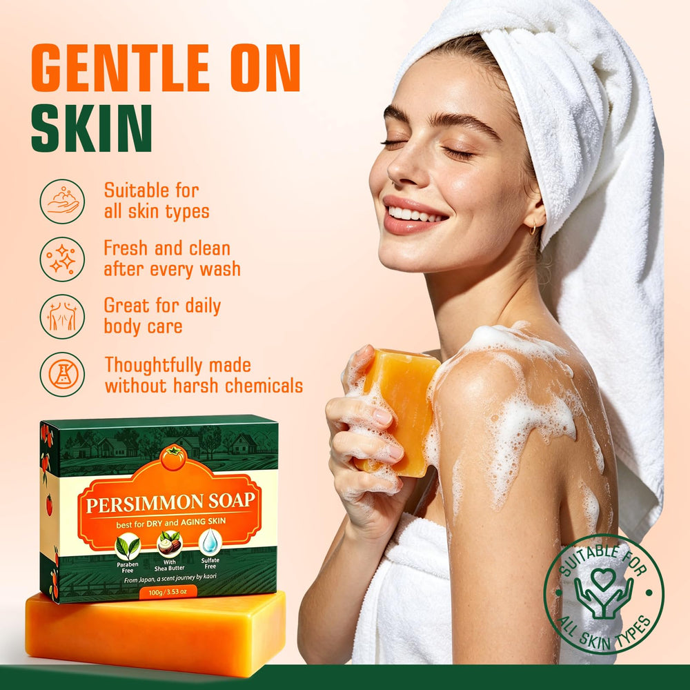 HENGRUNXIN soap creating gentle lather in hand to cleanse mildly