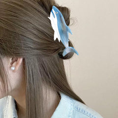 Heogacinlia side profile open jaw showing wide grip for thick hair support