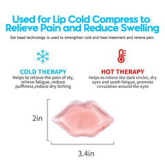Detailed gel texture inside Herb Life lip pack highlighting flexible comfort