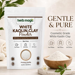 Herb Magic powder pouring from pouch illustrating easy measuring and mixing