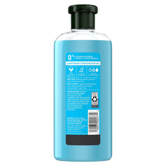 Herbal Essences cap and pump detail for easy dispensing benefit