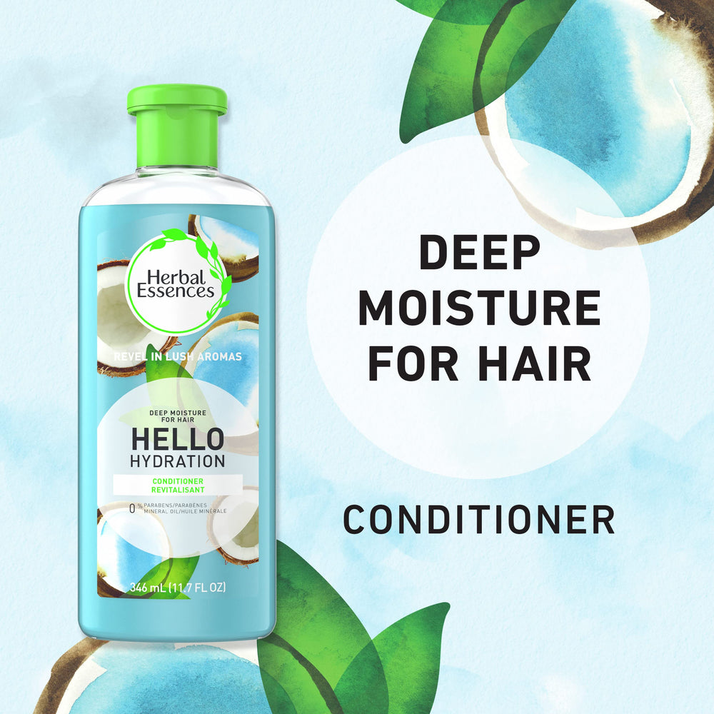 Herbal Essences creamy conditioner texture showing hydrating richness