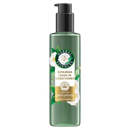 Herbal Essences front bottle view showing label and size, promotes nourishment