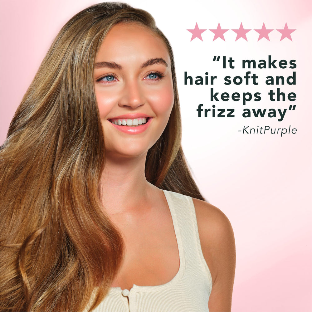Herbal Essences label detail focusing on color-safe and cruelty-free icons and benefits