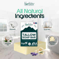 Herblov soap in bathroom lifestyle shot suggesting daily routine comfort and hydration