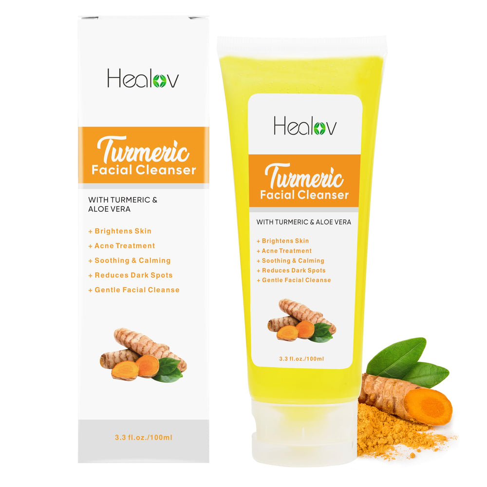 Herblov front bottle showing label and brightening benefits