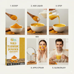 Herbs Botanica spoon with powder showing 150 g portioning convenience