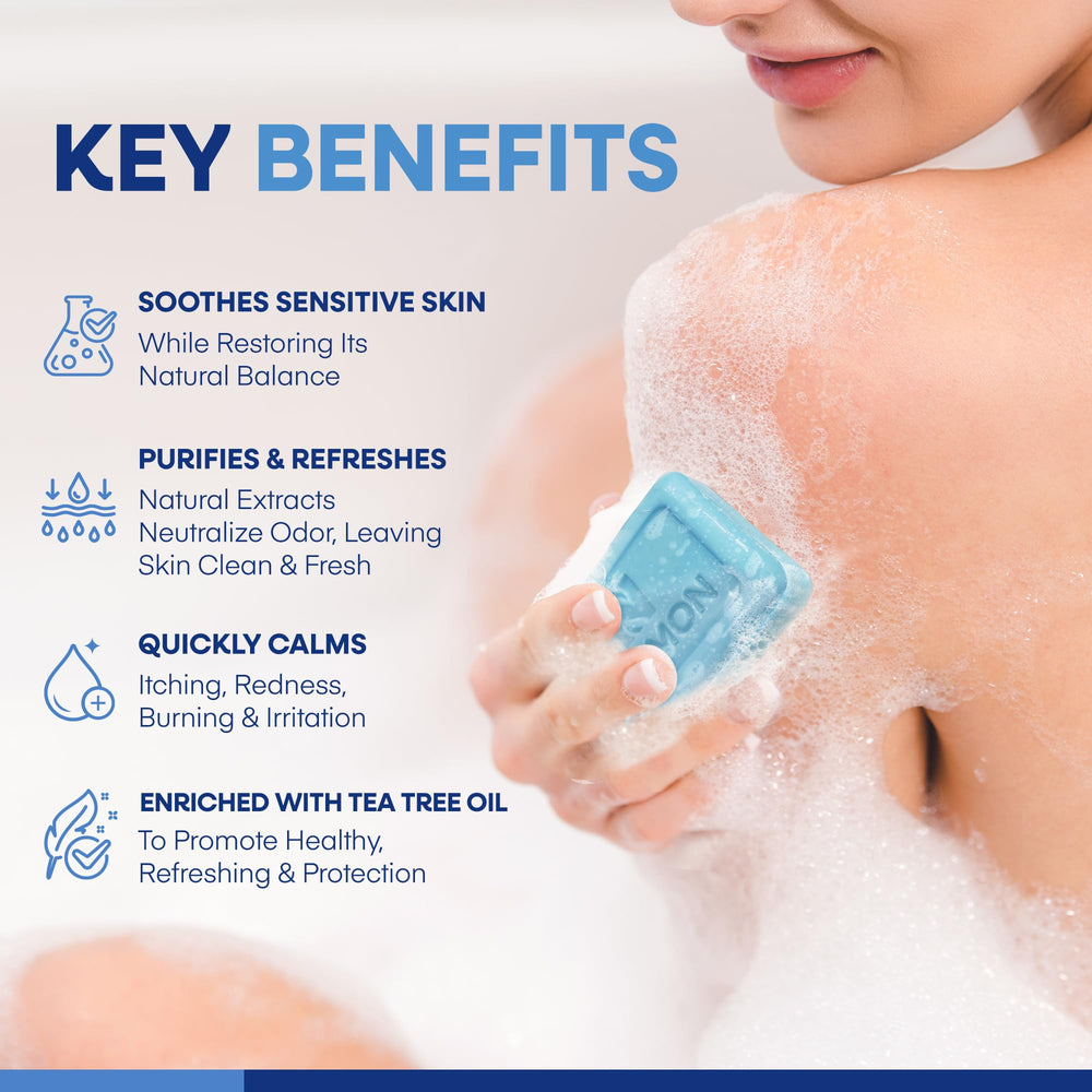 Hermon bar lathering in hand demonstrating effective cleansing