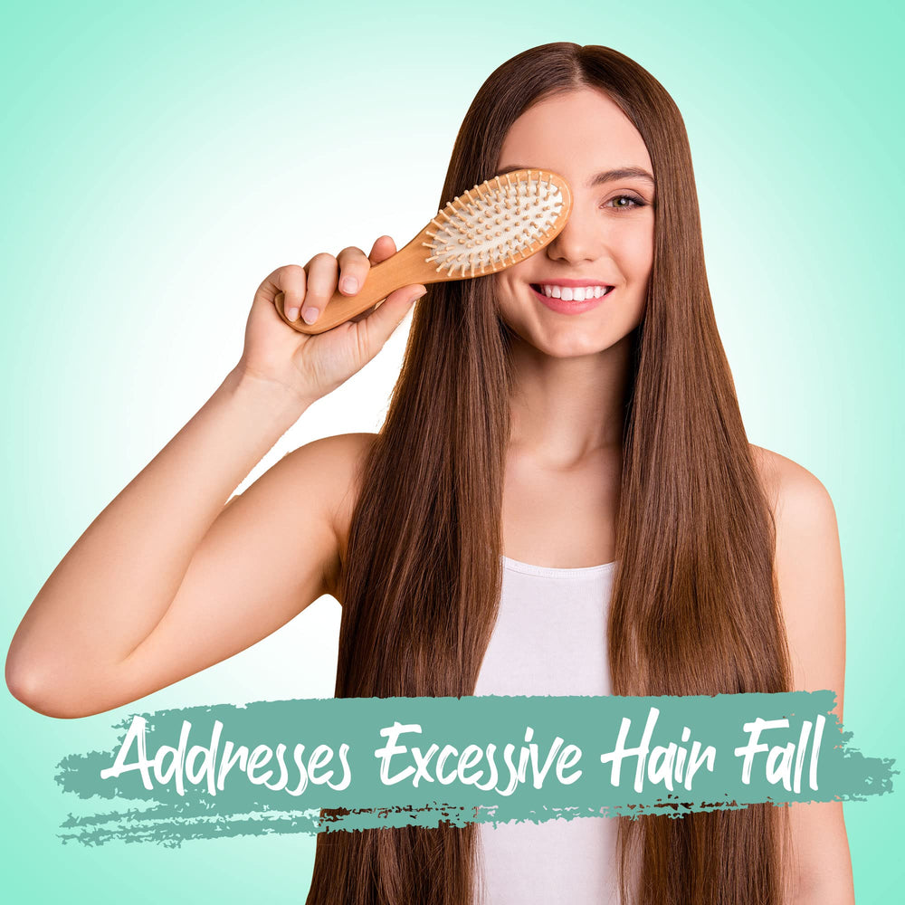 HerStyler before and after hair ends showing reduced frizz and shine