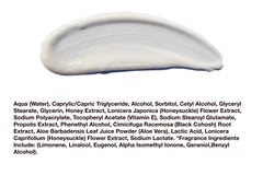 Hey Honey cream in bathroom shelf lifestyle showing gentle daily use