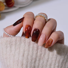 heyhae cured nails in sunlight demonstrating glossy durable gel finish