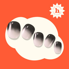 heyhae cured nails outdoors in sunlight showing glossy finish benefit quick cure