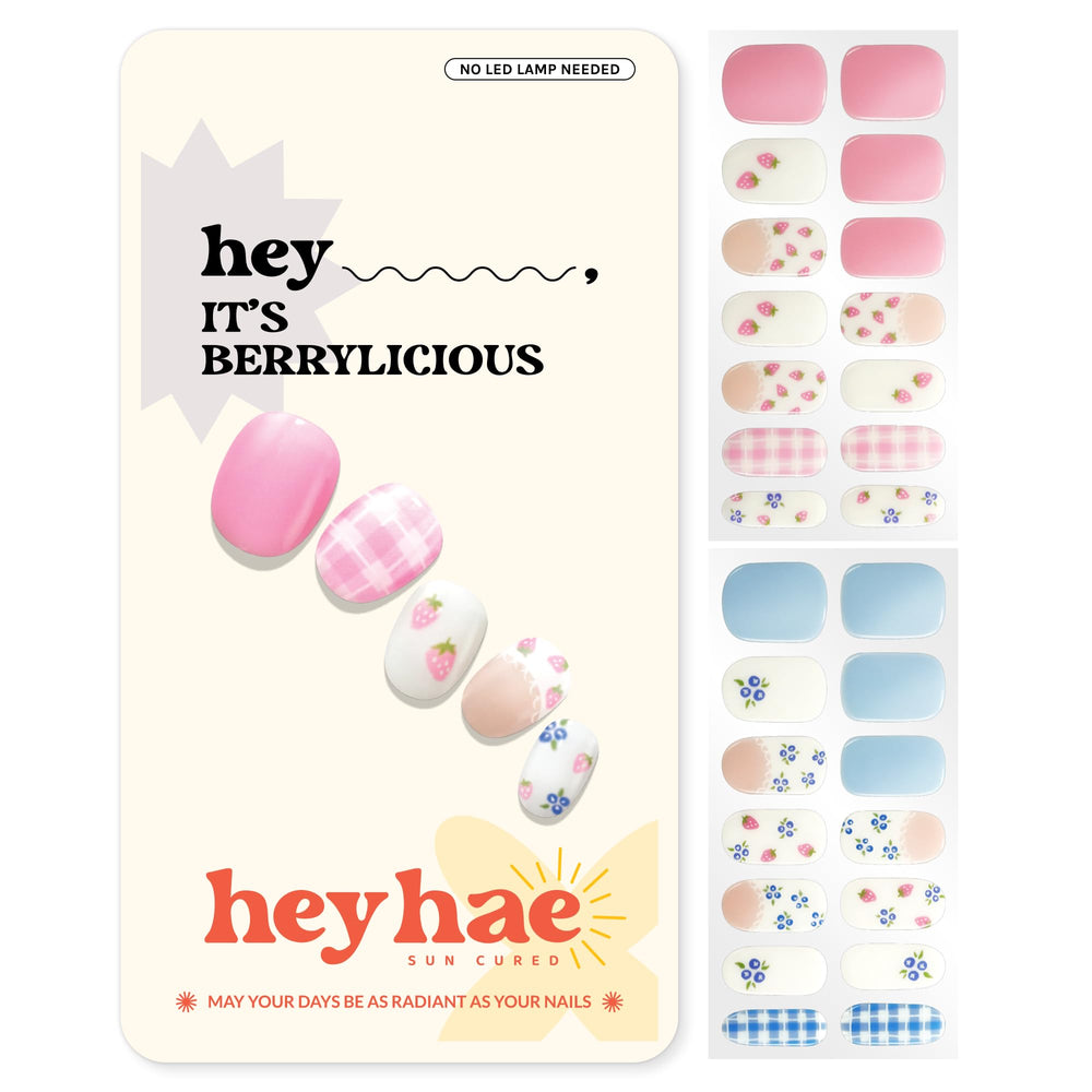 heyhae front packaging showing berrylicious design and contents for easy identification