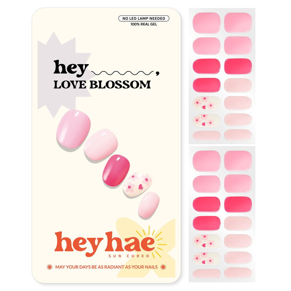 heyhae front packaging showing kit contents and pretty pink design benefit: clear product overview