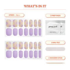 heyhae hand applying strip demonstrating easy stretch benefit: effortless at-home application