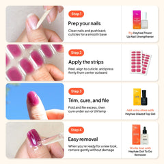 heyhae outdoor sunset manicure lifestyle shot showing sun-cured benefits