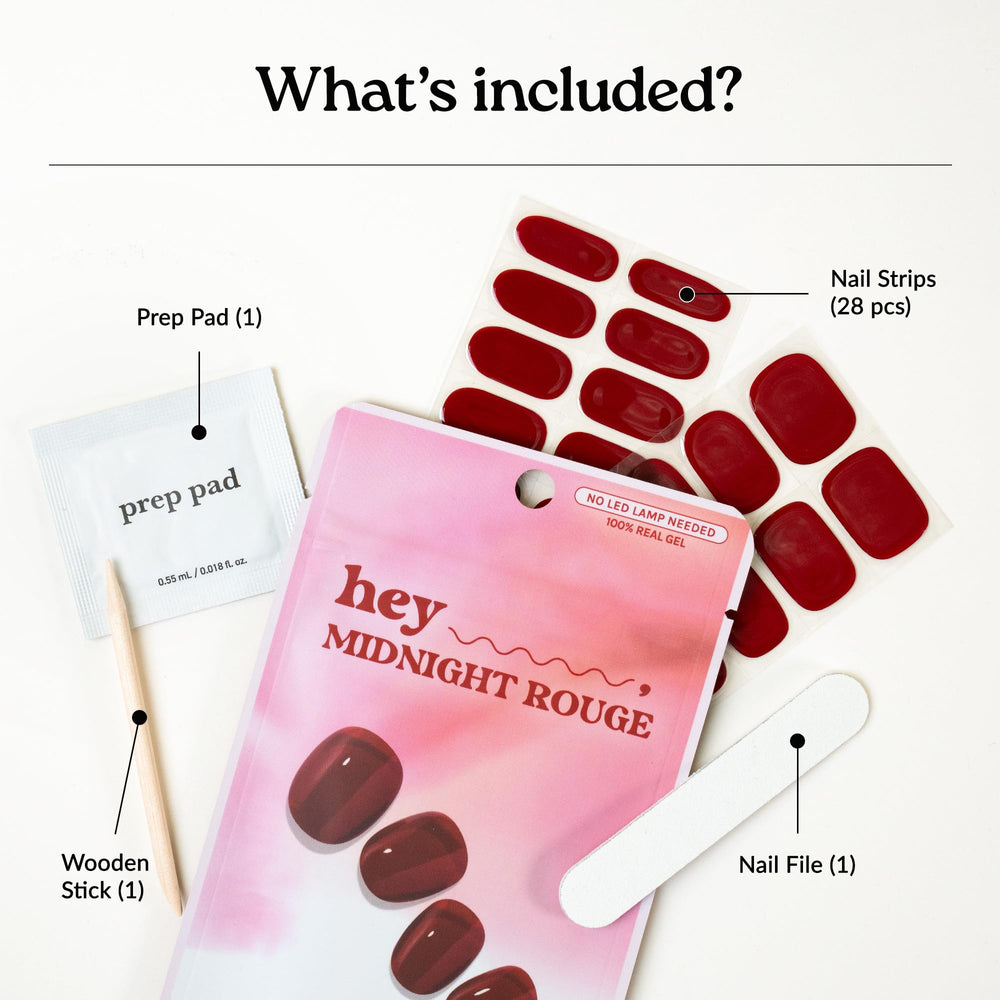 heyhae kit tools with file stick and prep pads for neat application