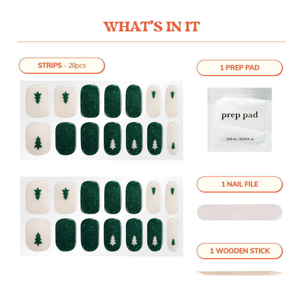 heyhae pattern detail showing pine green accents and intricate holiday-ready design
