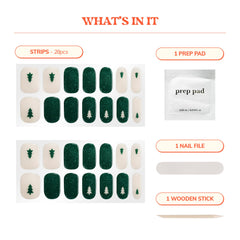 heyhae pattern detail showing pine green accents and intricate holiday-ready design