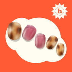 heyhae strip size comparison showing variety for all nail shapes