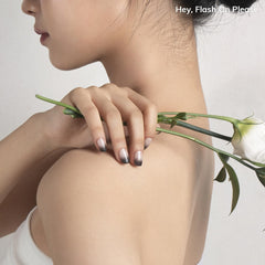 heyhae close-up of strip gradient texture showing smooth gel finish benefit quality