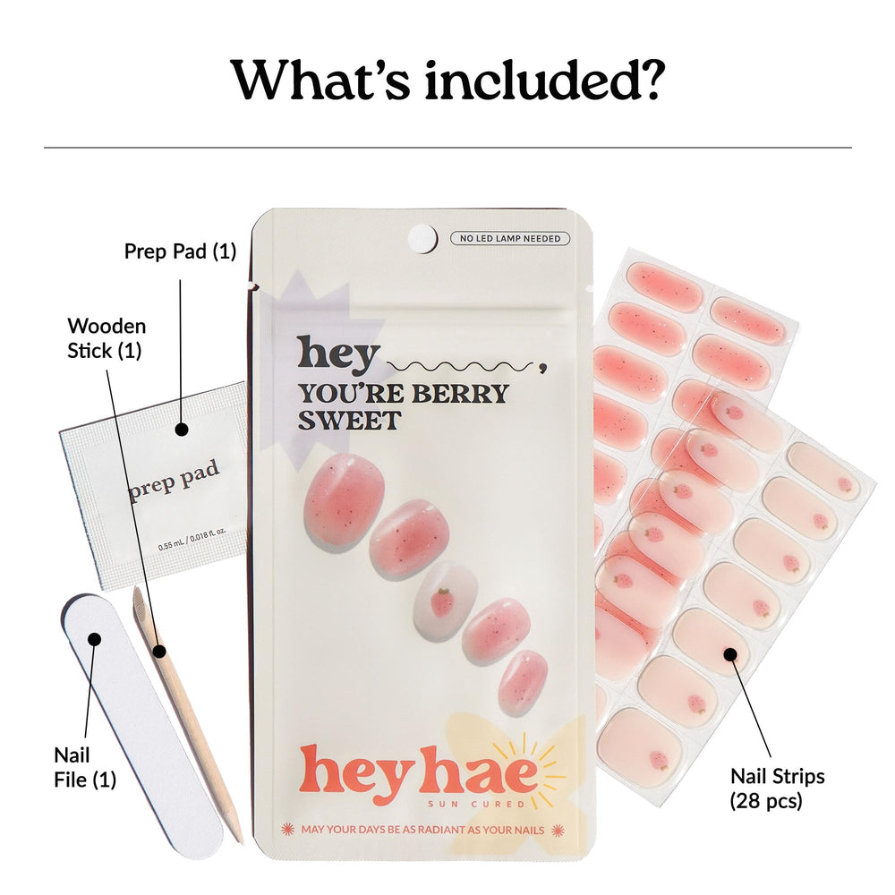 heyhae warming strip in hand before application benefit: improved stretch for perfect fit