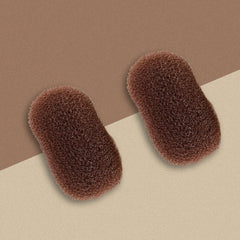 Heyiminy insert tucked into updo demonstrating added height and polished finish