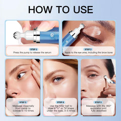 HGTG lifestyle bathroom vanity showing routine-ready eye serum