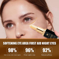 HGTG retinol eye stick staged on a vanity for a lifestyle skincare routine