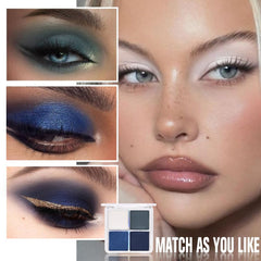HHLTOH applied on eyelid demonstrating blended shimmer and matte dimension benefit