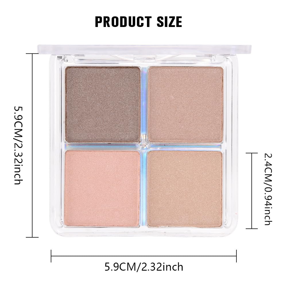 HHLTOH palette used in makeup routine showing versatile looks and quick application