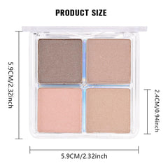 HHLTOH palette used in makeup routine showing versatile looks and quick application