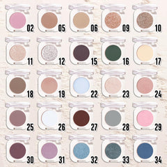 HHLTOH finger swipe demonstrating creamy powder payoff for easy blending