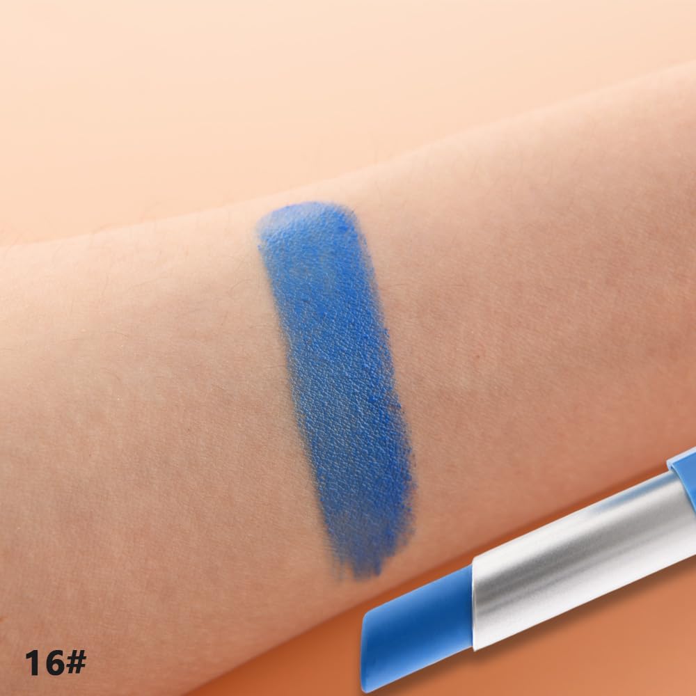 HHLTOH face paint demo on cheek illustrates dual-purpose use and blending