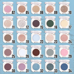 HHLTOH sky blue pressed pigment swatch showing strong color payoff