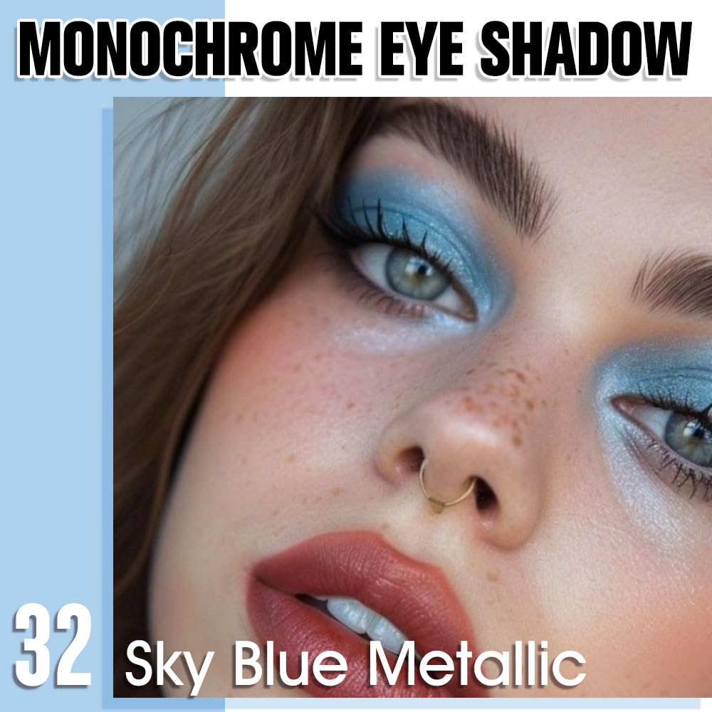 HHLTOH sky blue texture close-up showing smooth, buildable shimmer
