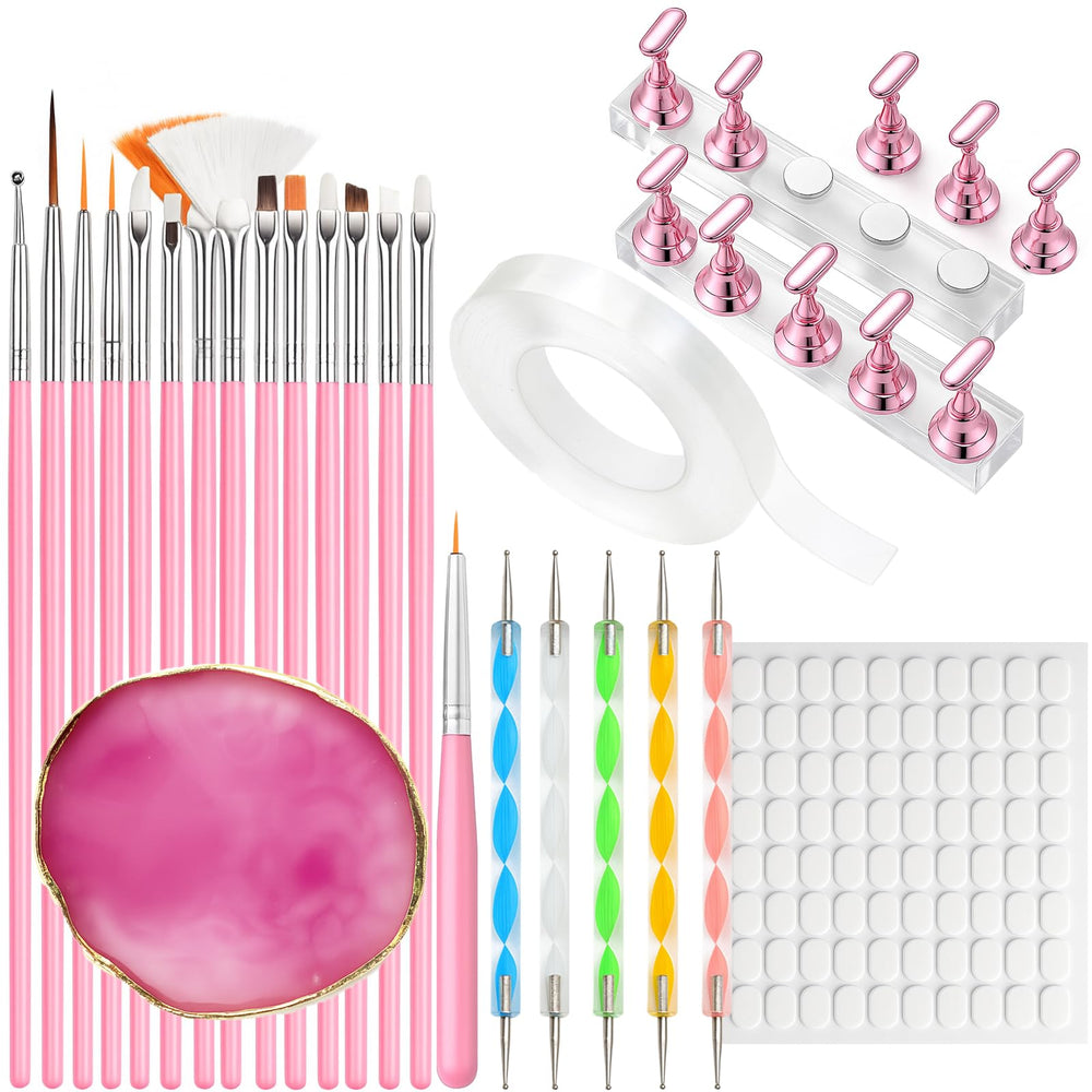 HHOOMY full kit layout showing all tools for versatile nail art use