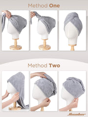 Hicober turban side profile showing lightweight, low-friction fabric