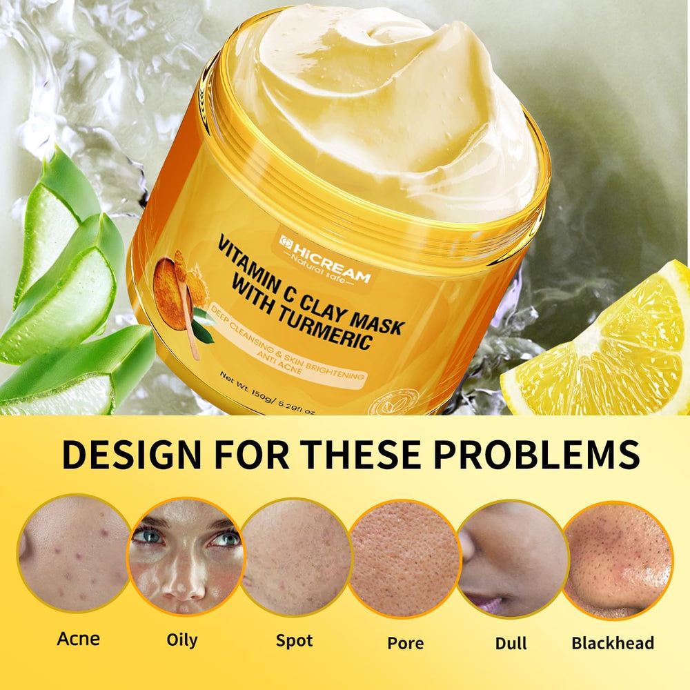 Hicream mask application on woman demonstrating even coverage