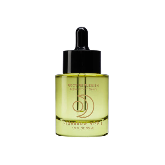 Highbrow Hippie front bottle view showing sleek label and benefit