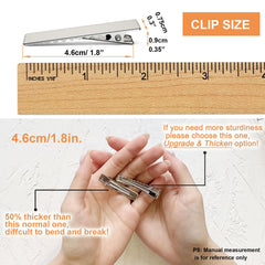 HiJeaton clip attached to a hair bow in hair, securing decoration discreetly