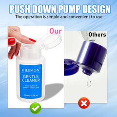 HiLemon bottle in hand to show 160ml size for salon and travel use