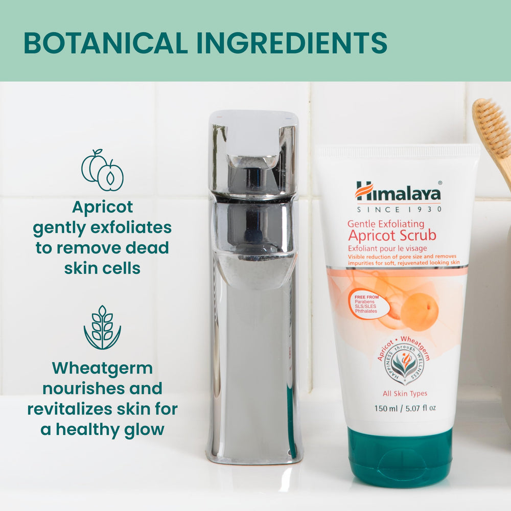 Himalaya tube held in hand to show 150 ml scale, ideal travel-friendly size