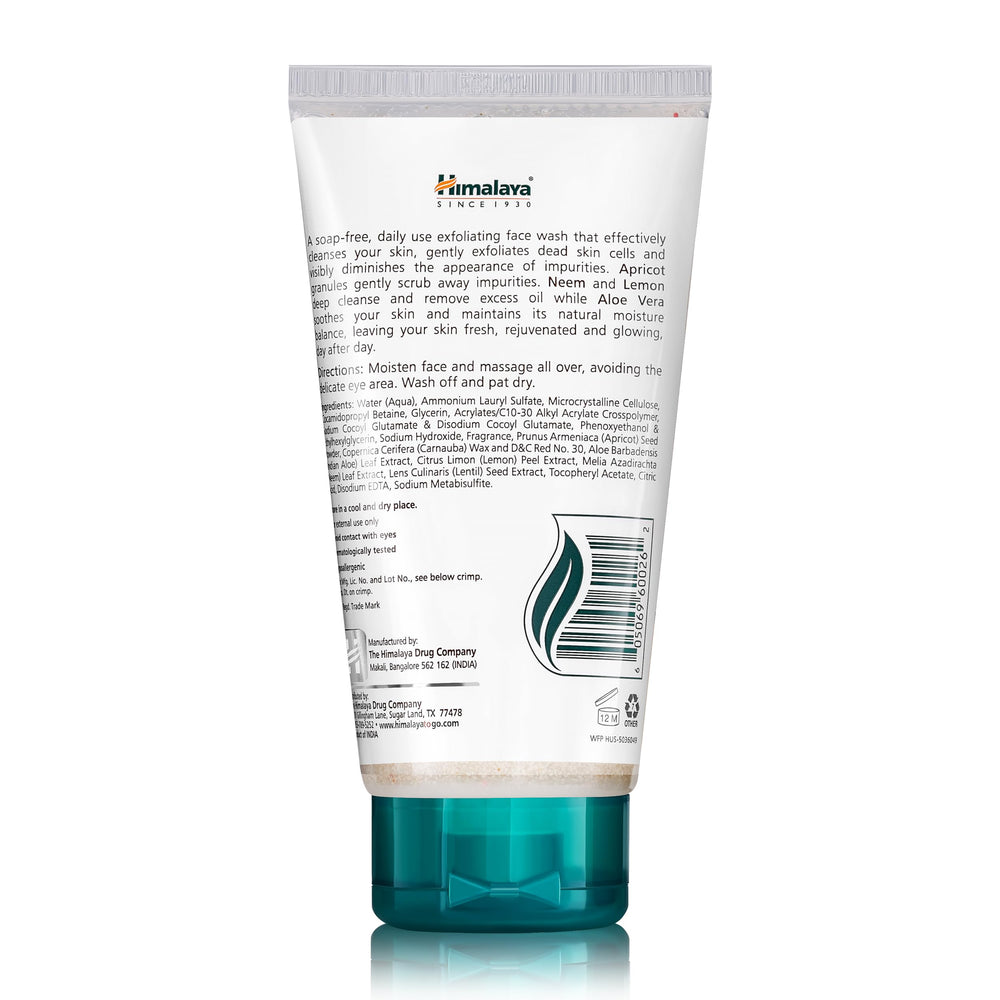 Himalaya on bathroom shelf lifestyle shot suggesting refreshing routine