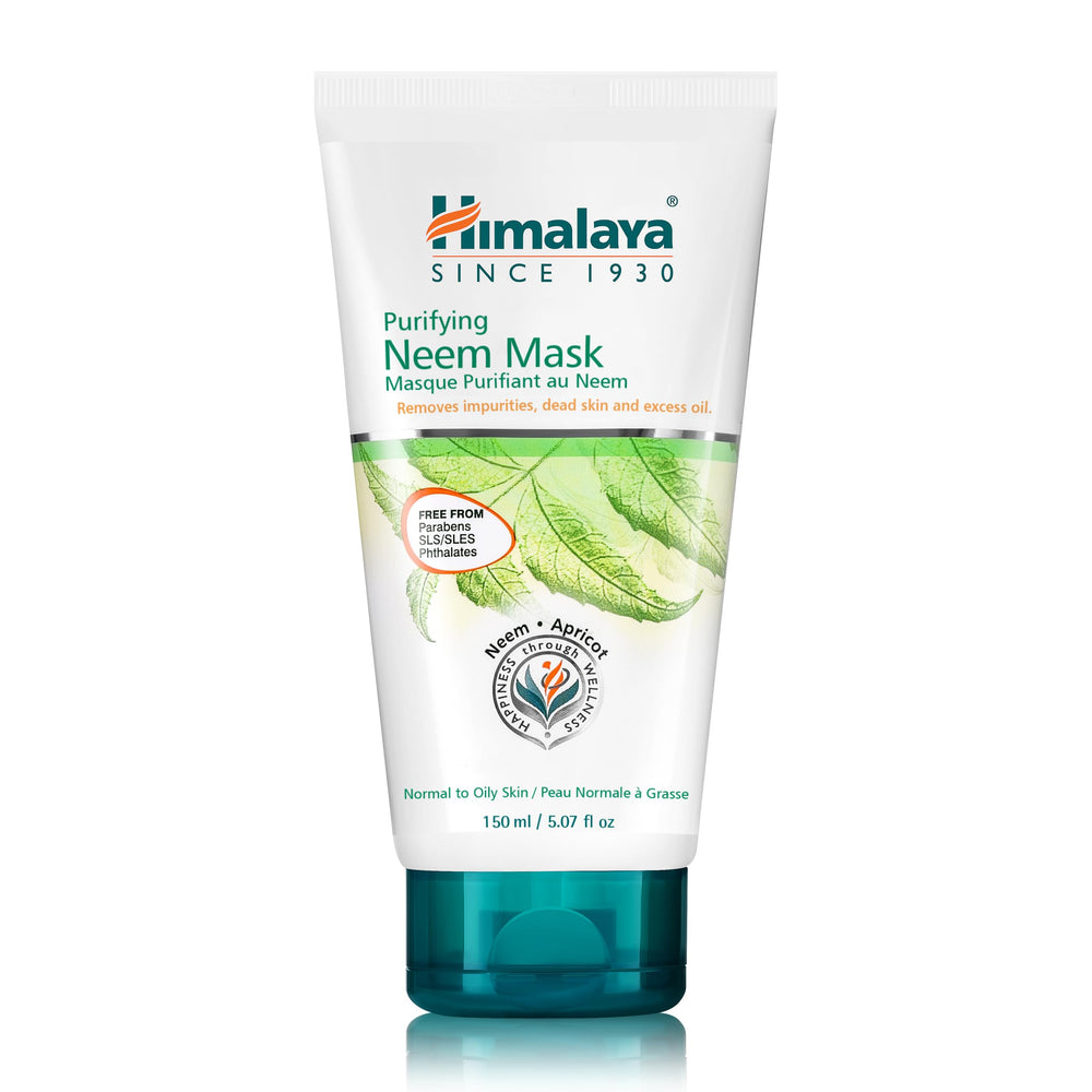 Himalaya jar front label showing product and benefits