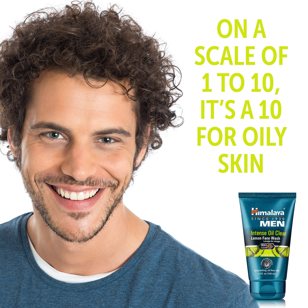 Himalaya bottle beside hand illustrating 3.38 oz scale for sizing clarity