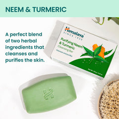 Himalaya soap lather on hand demonstrating gentle, rich foam